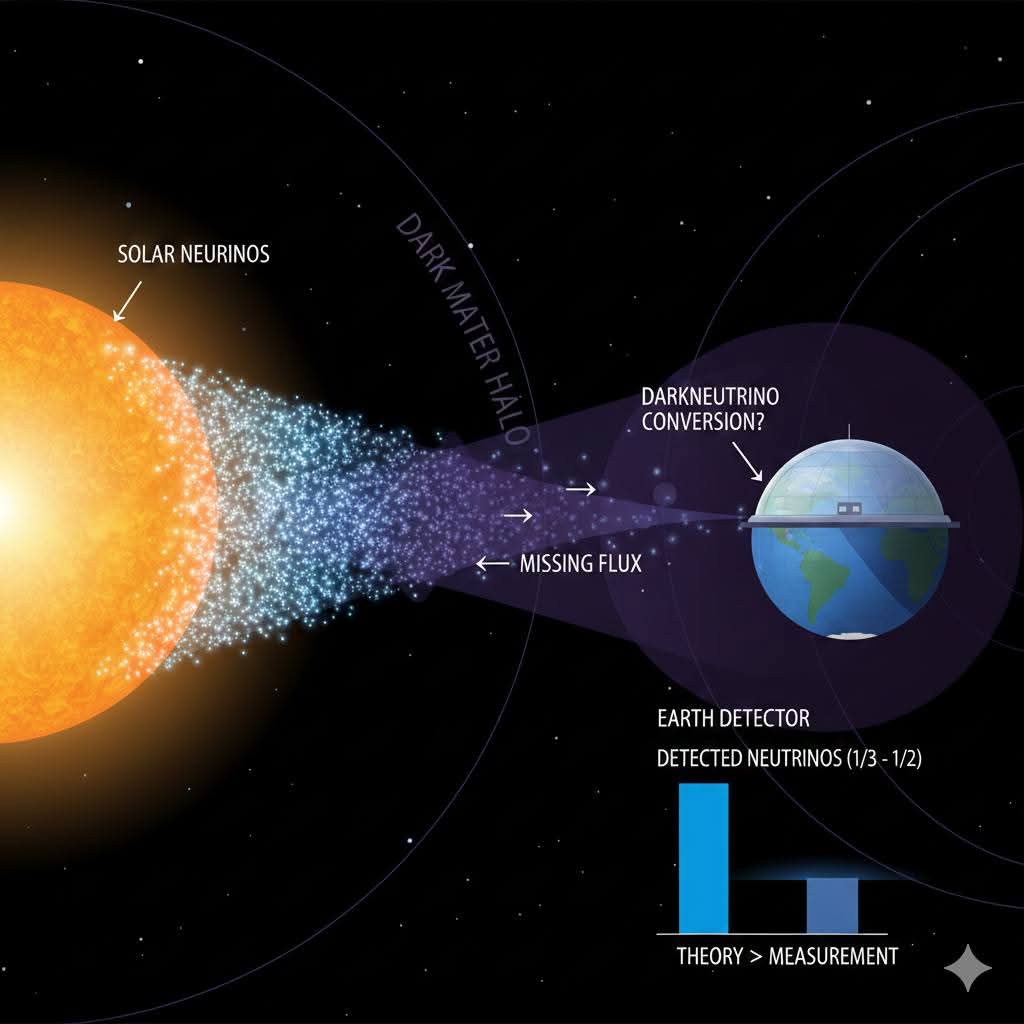 Solar Neutrino Flux Diagram